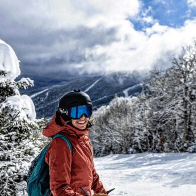 bluebird day, fresh snow, Sugarbush mountain, contest, #mysugarbush