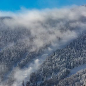 heaven's gate foggy scenic