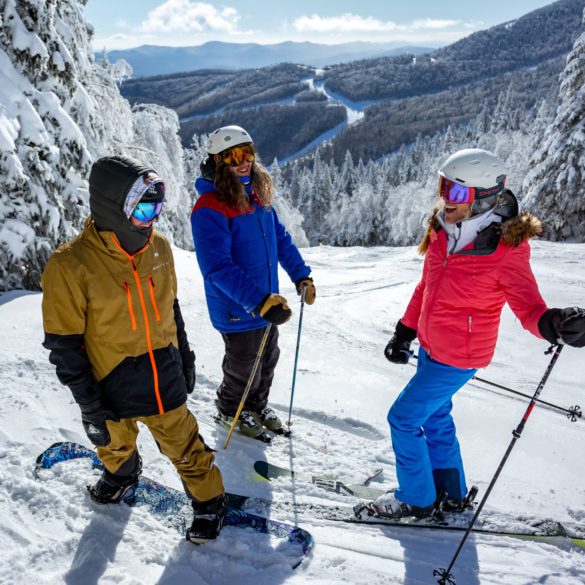 three friends at mt. ellen