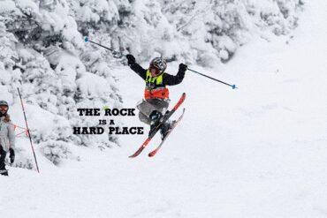 skier in the air