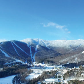winter lincoln peak scenic
