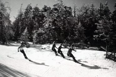Historic skiing photo
