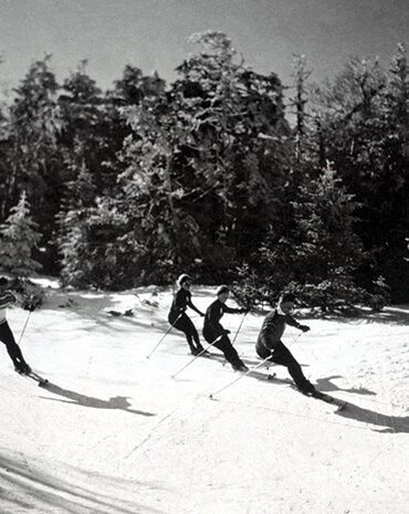 Historic skiing photo
