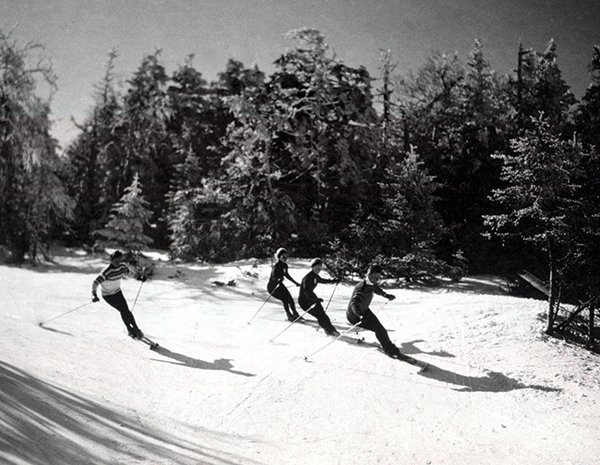Historic skiing photo