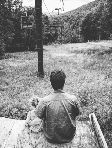 John Bleh with daughter